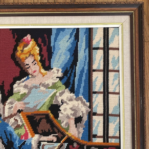 Vintage Large Scale Needlework Art - Picture 6 of 8